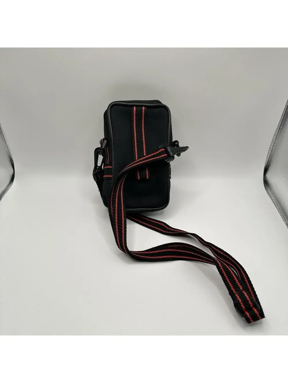 Ambico Camera Bag black Canvas Small Adjustable strap Crossbody Zippered